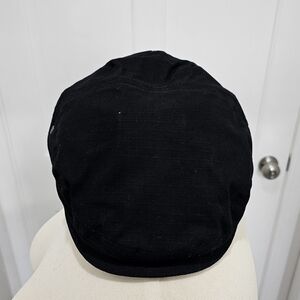 Driver/Newsboy Cap Vented, XL Black, NWT
